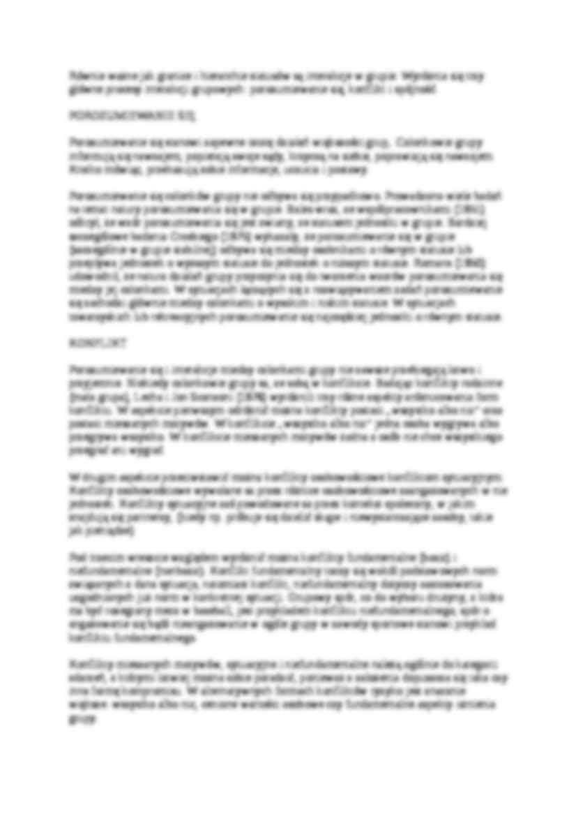 wykład - Struktura grup społecznych - strona 2