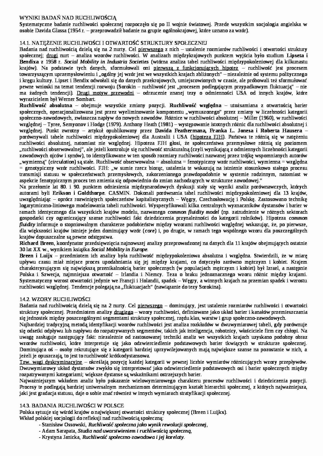 Wykład - wyniki badań nad ruchliwością - strona 1