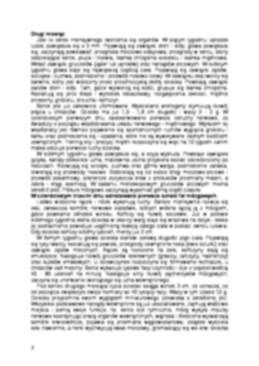 Biomedyczne podstawy rozwoju i wychowania - rozwój człowieka - strona 2