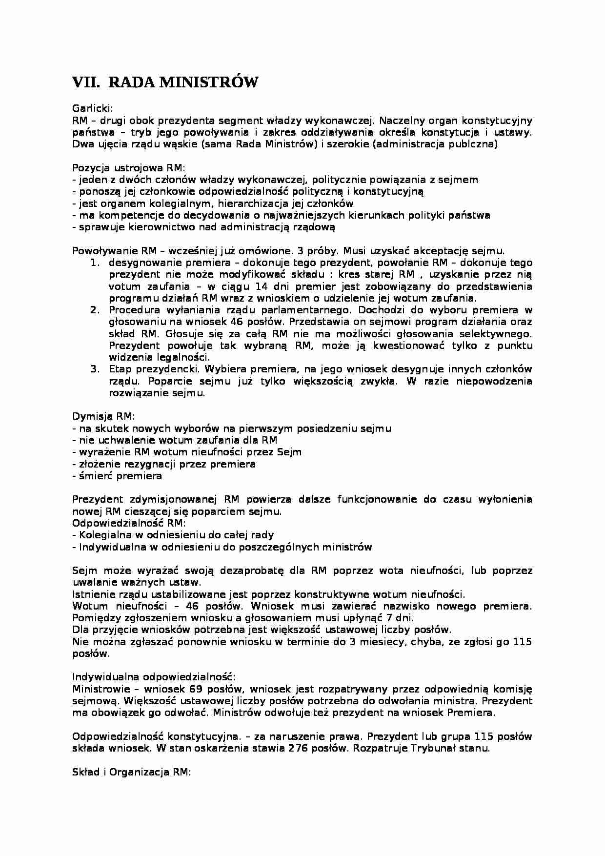 Wykład - Rada Ministrów - strona 1