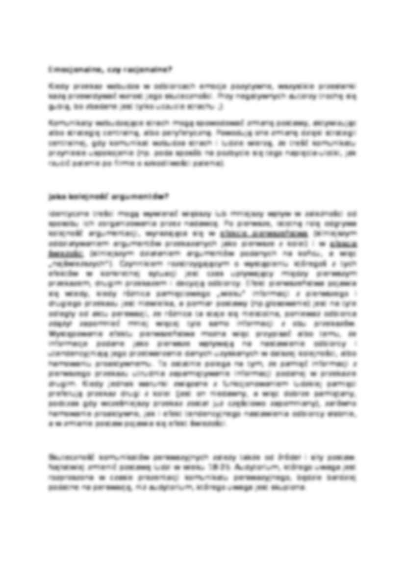 Wykład - argumenty skuteczne w próbach wpływania na innych - strona 2