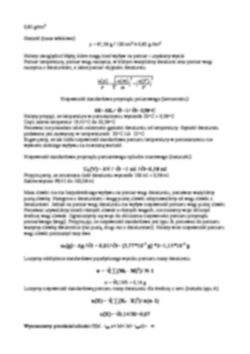 Metoda podstawowa pomiaru na przykładzie wyznaczania gęstości-opracowanie - strona 3