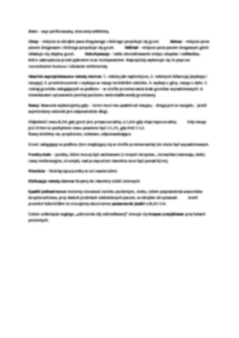 Budownictwo ziemne-definicje - strona 2