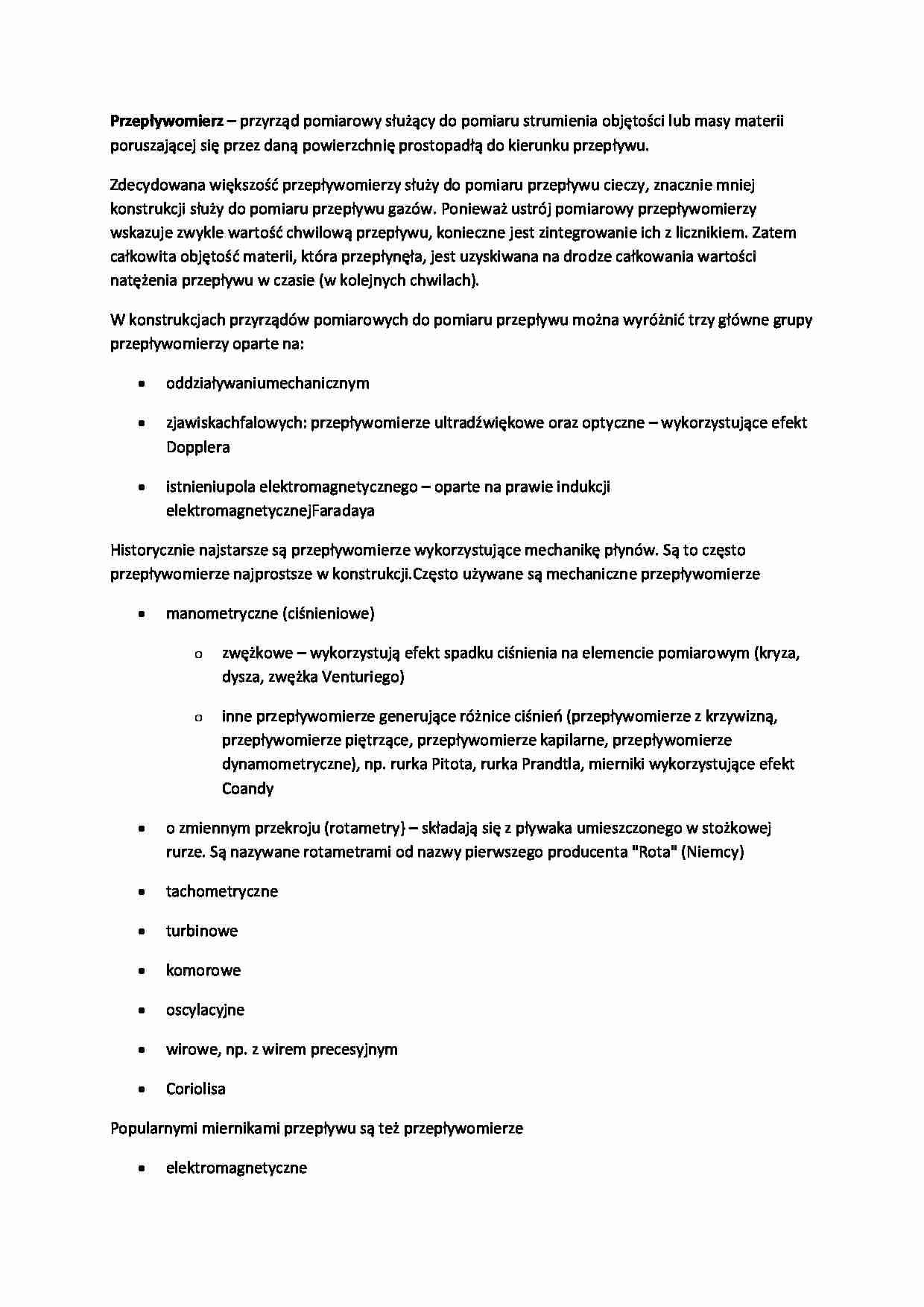 Przepływomierz-opracowanie - strona 1