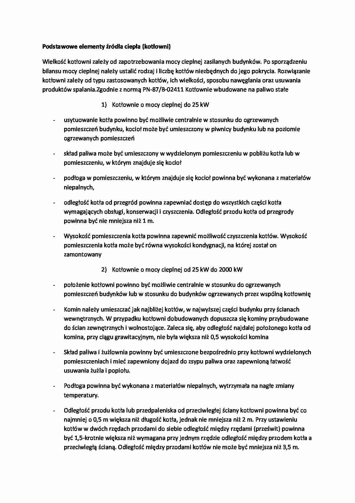 Podstawowe elementy źródła ciepła-opracowanie - strona 1