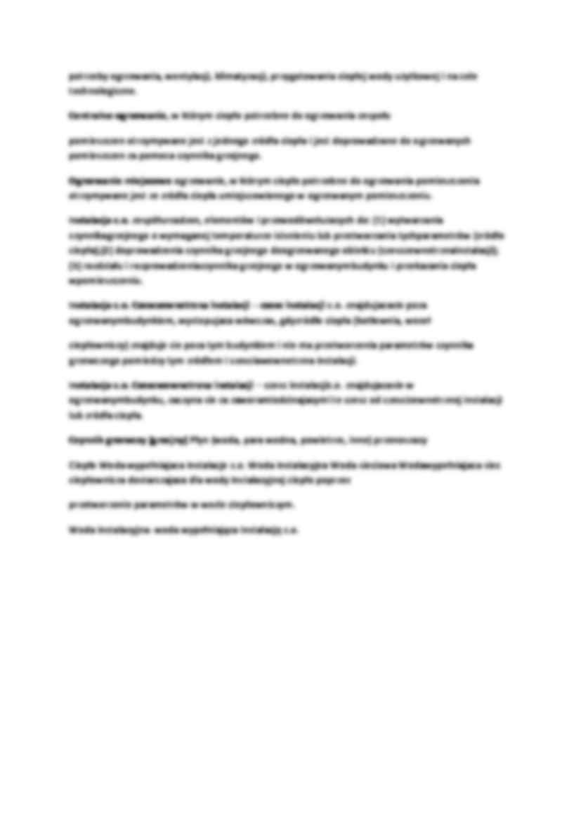 Projektowe temperatury wewnętrzne oraz definicje - strona 2