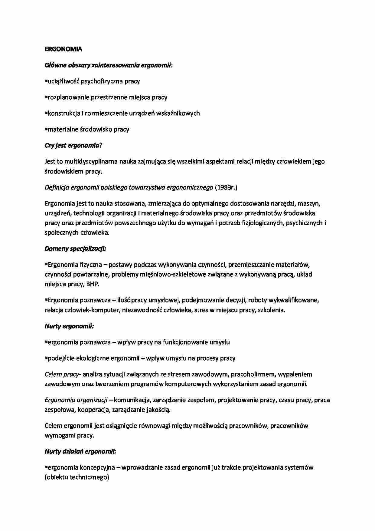 Ergonomia-opracowanie - strona 1