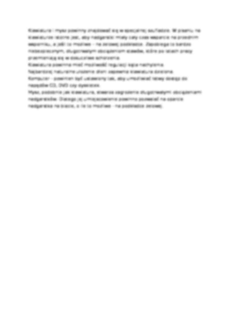 Wygodne stanowisko pracy-opracowanie - strona 3