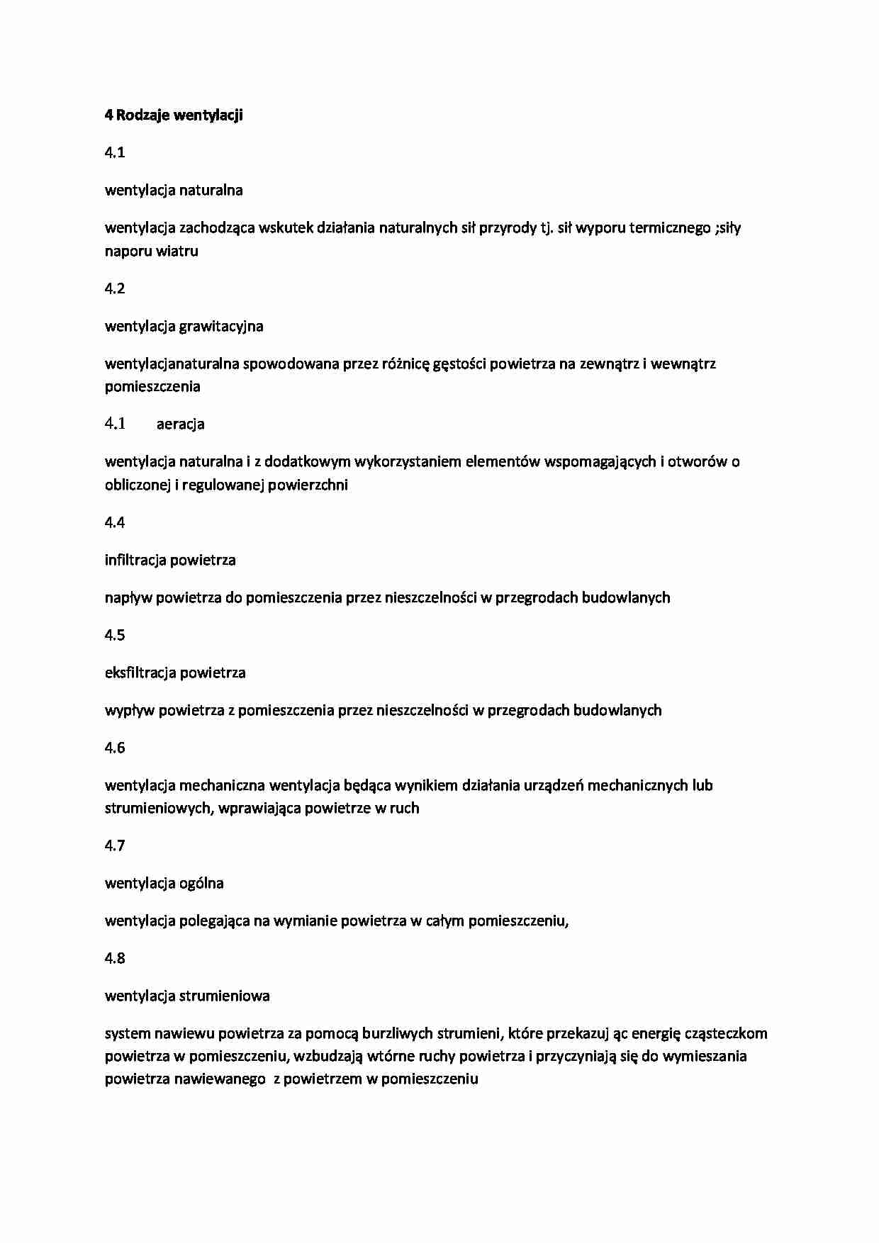 Rodzaje wentylacji-opracowanie - strona 1