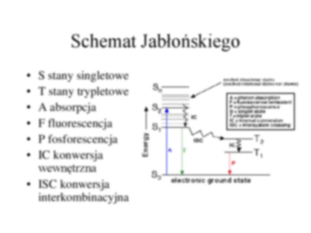 Procesy zachodzące w czasie wzbudzenia cząsteczki-wykład - strona 3