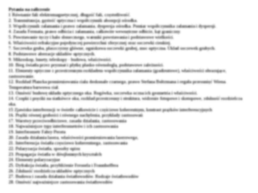 Interferencja, polaryzacja i  dyfrakcja  światła-prezentacja - strona 2