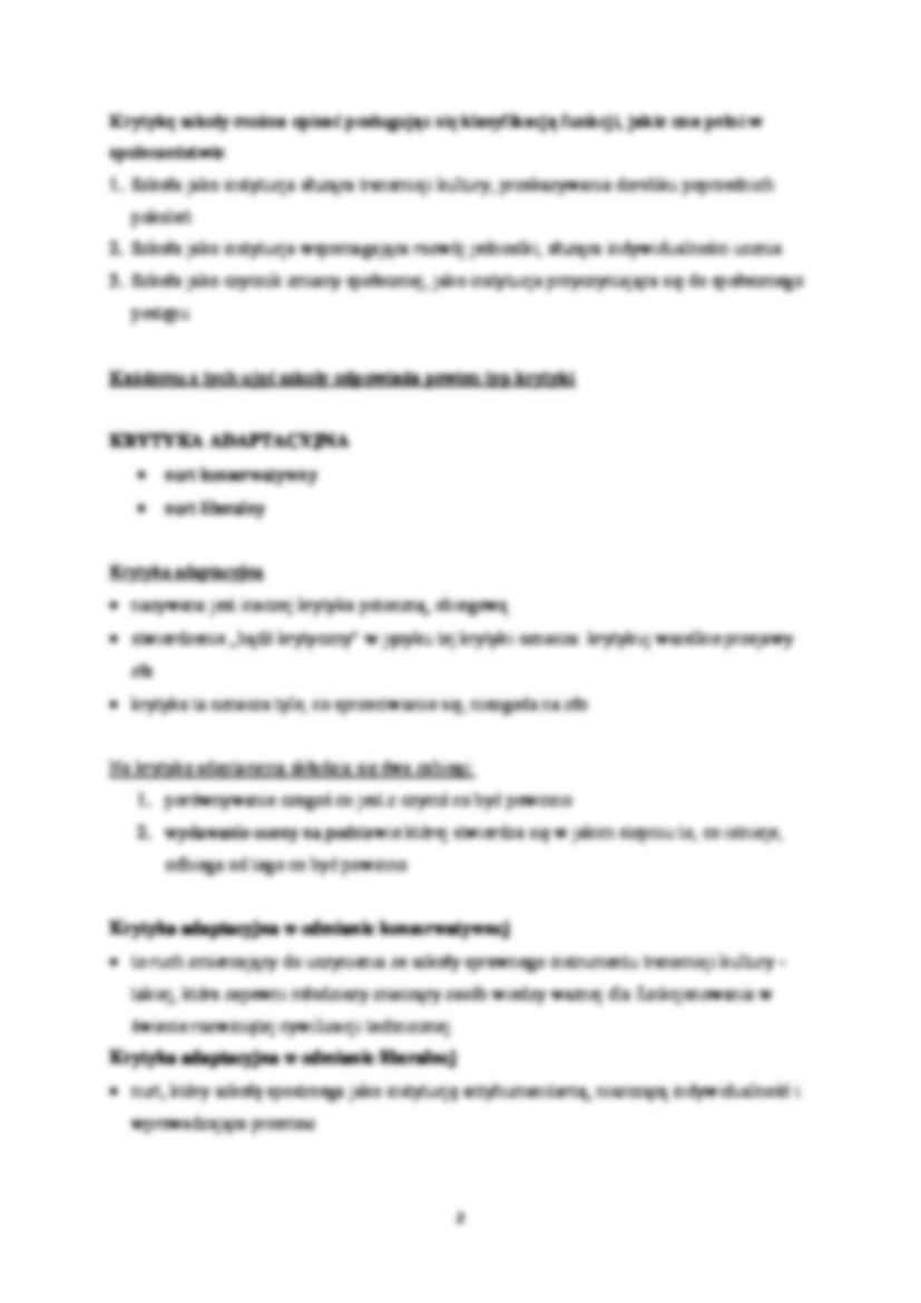 Pedagogika krytyczna - Krytyka adaptacyjna - strona 2