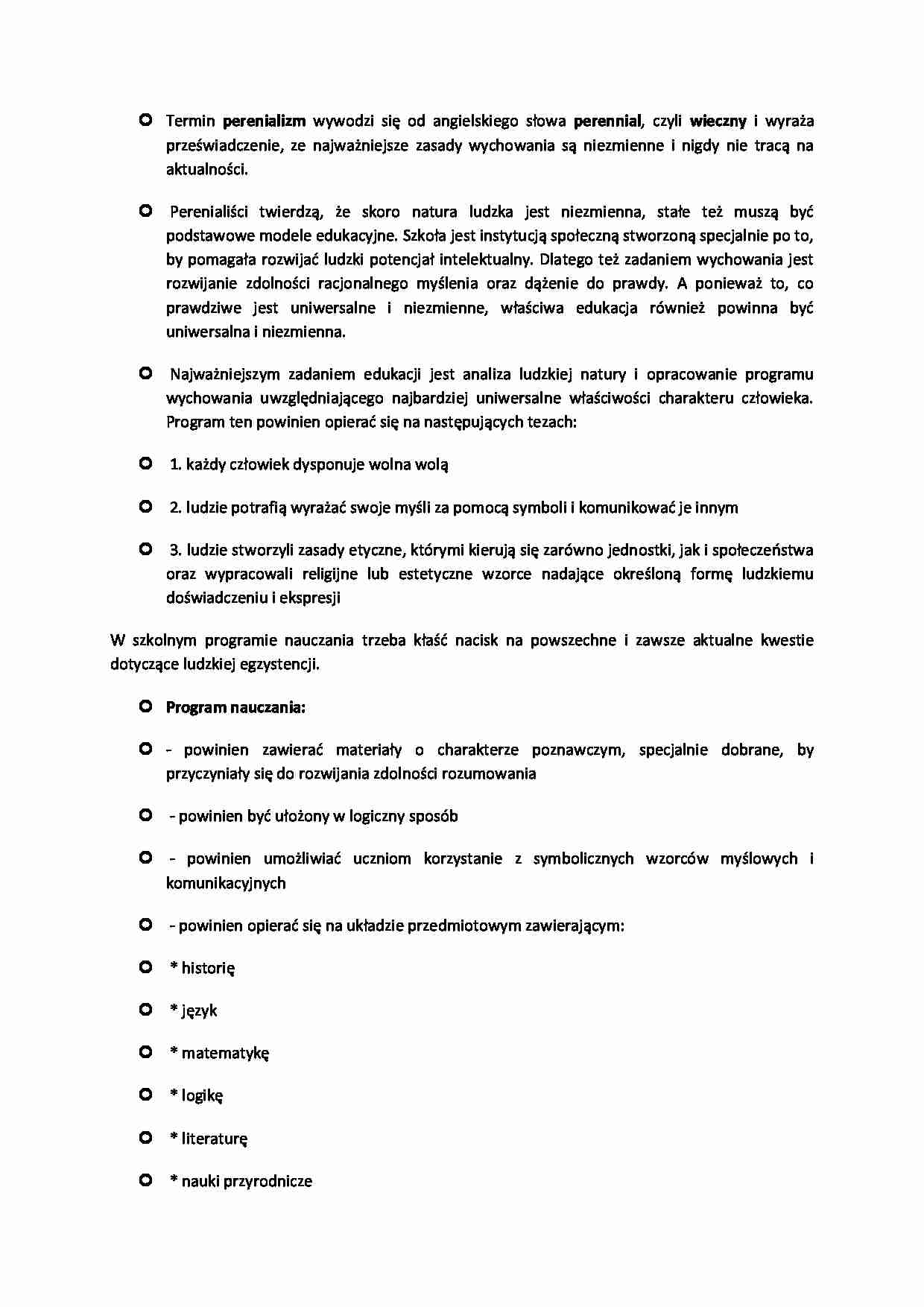 Perenializm - strona 1