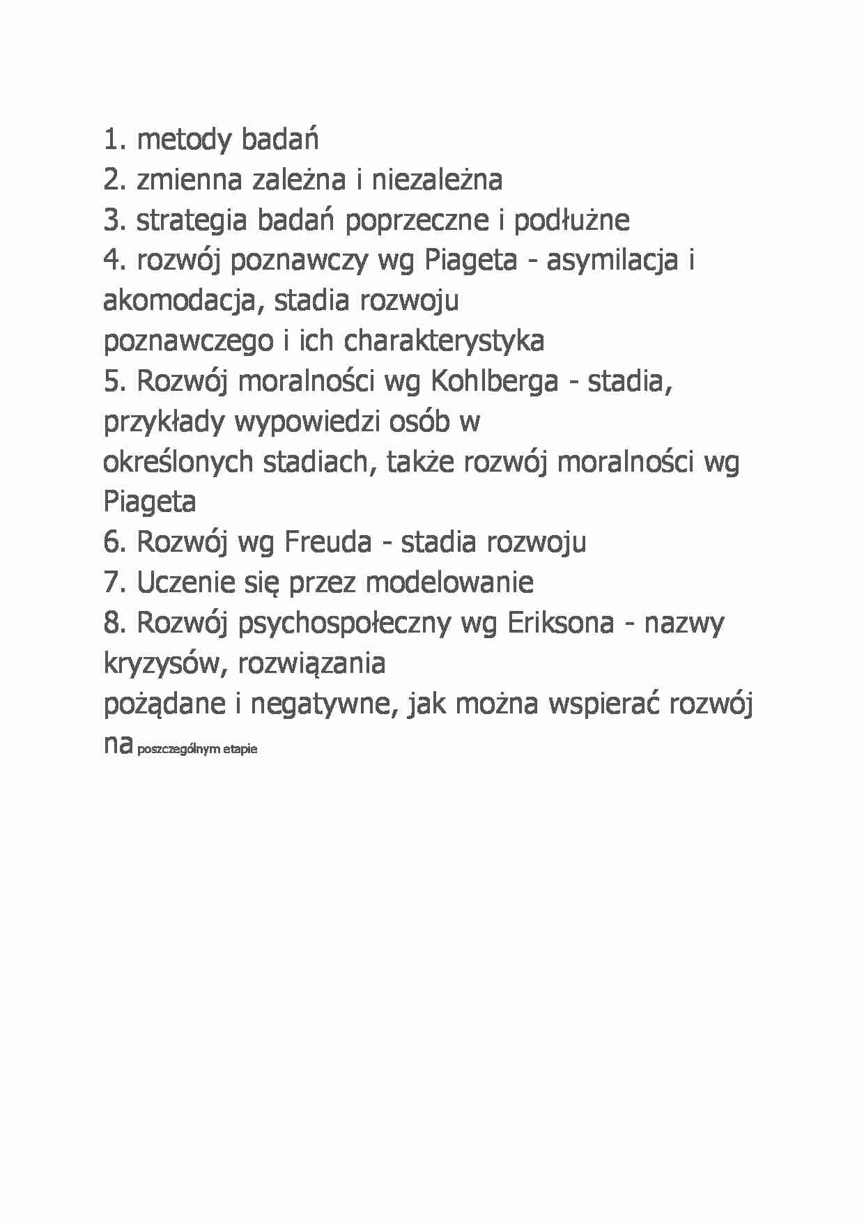 Zagadnienia na kolokwium - strona 1