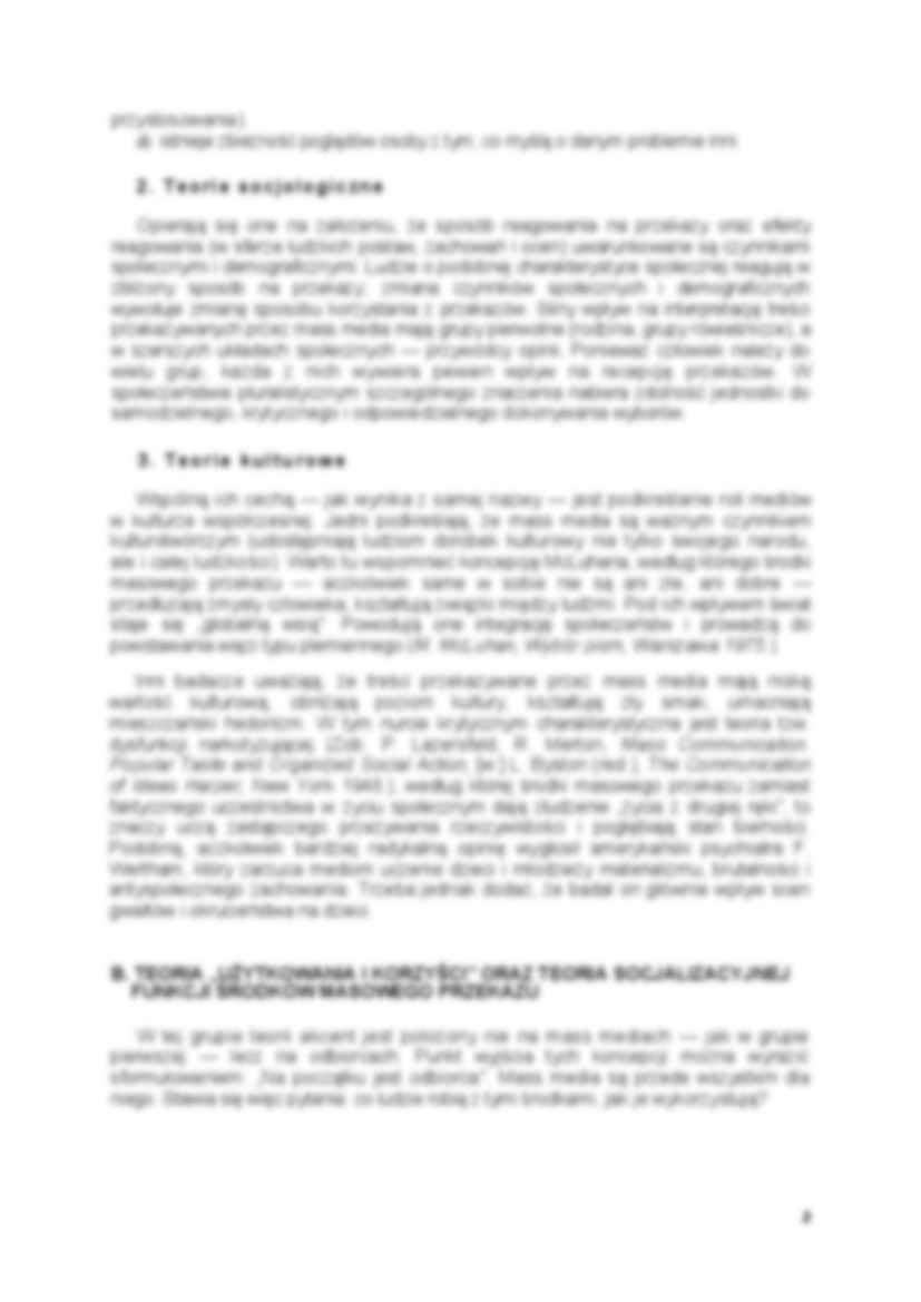 Teoria komunikowania - wykład 7 - strona 2