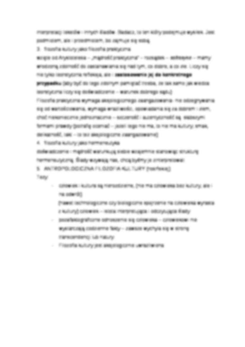 Antropologiczna filozofia kultury - omówienie - strona 2