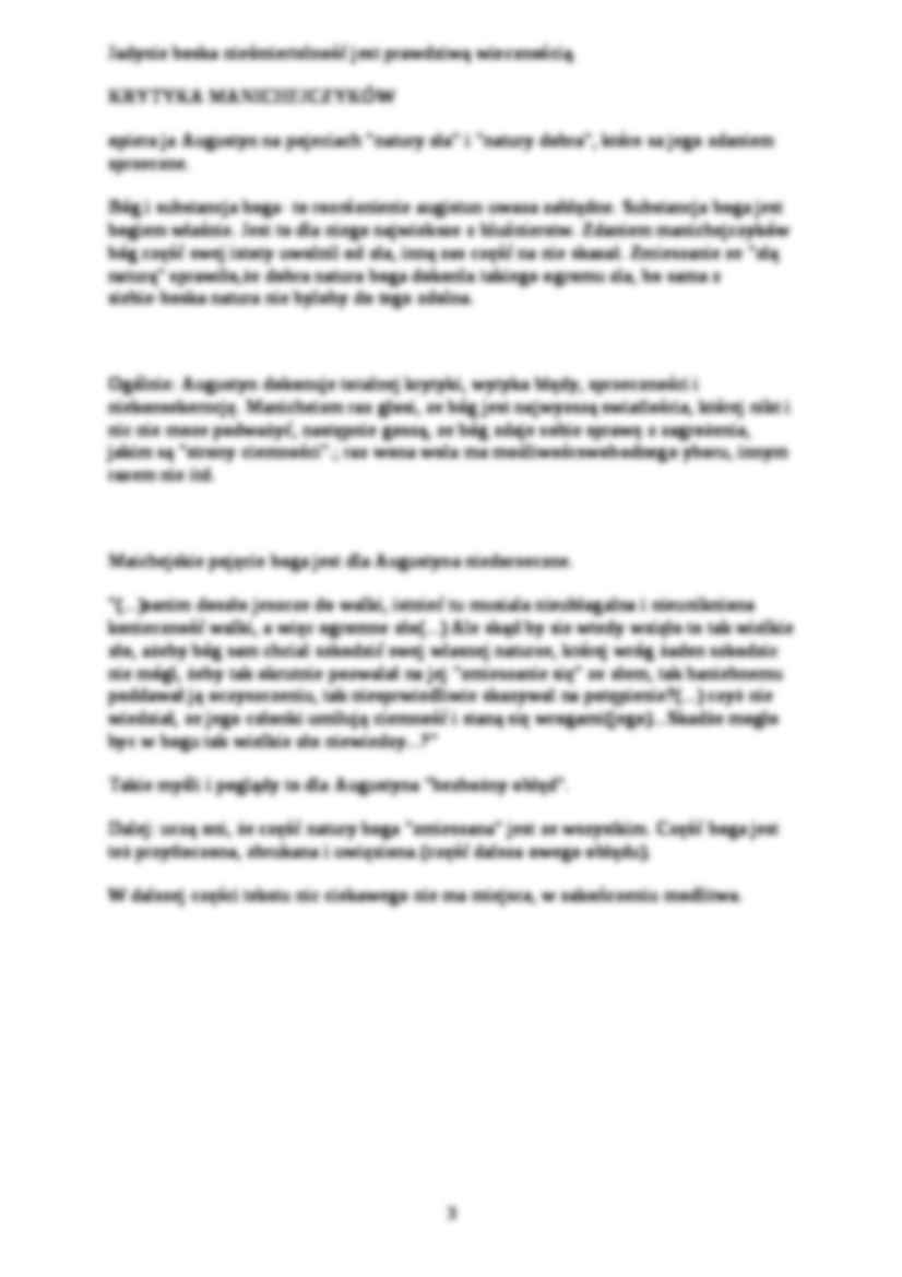 Augustyn - O naturze dobra - omówienie - strona 3
