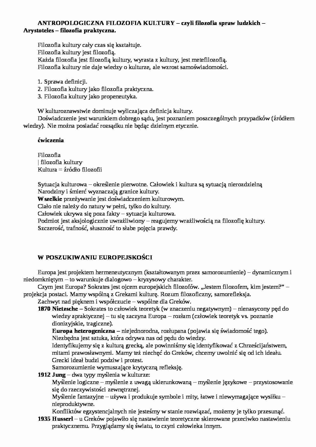 Antropologia - omówienie - strona 1