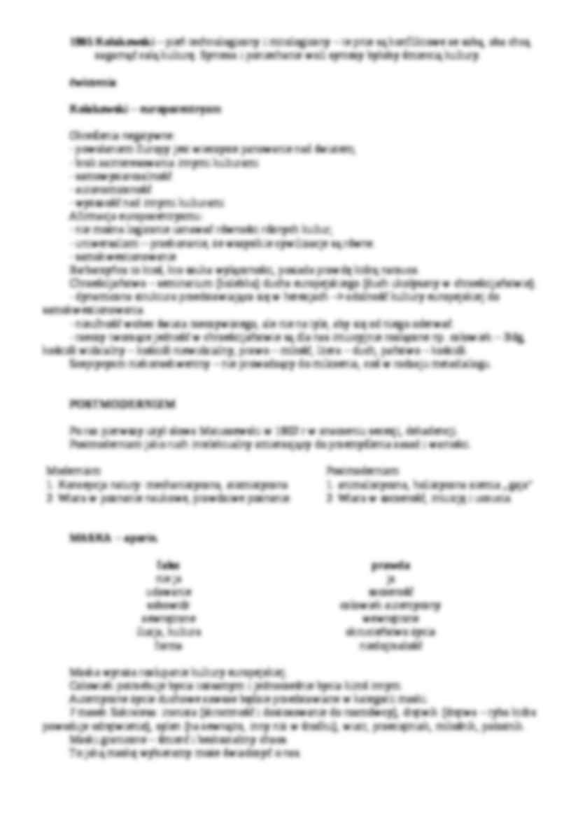 Antropologia - omówienie - strona 2