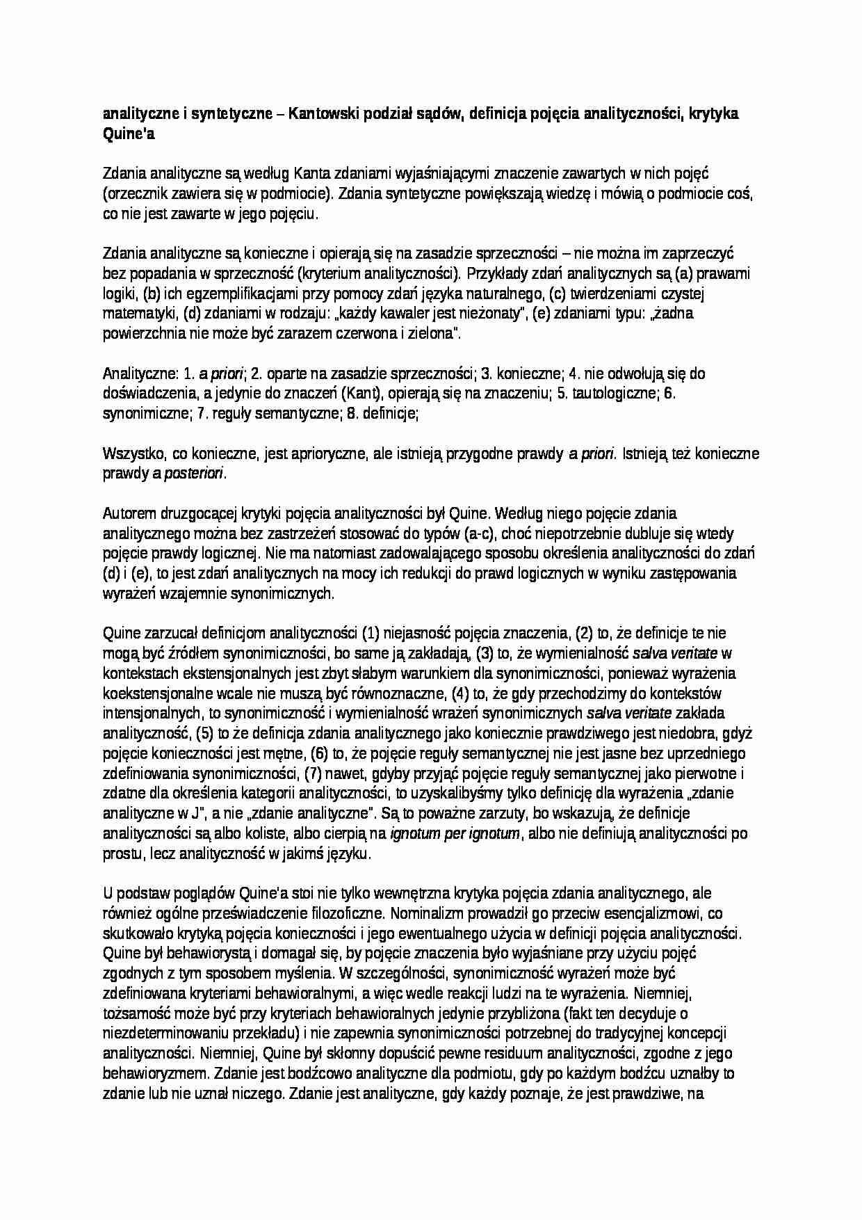 analityczne i syntetyczne - omówienie - strona 1