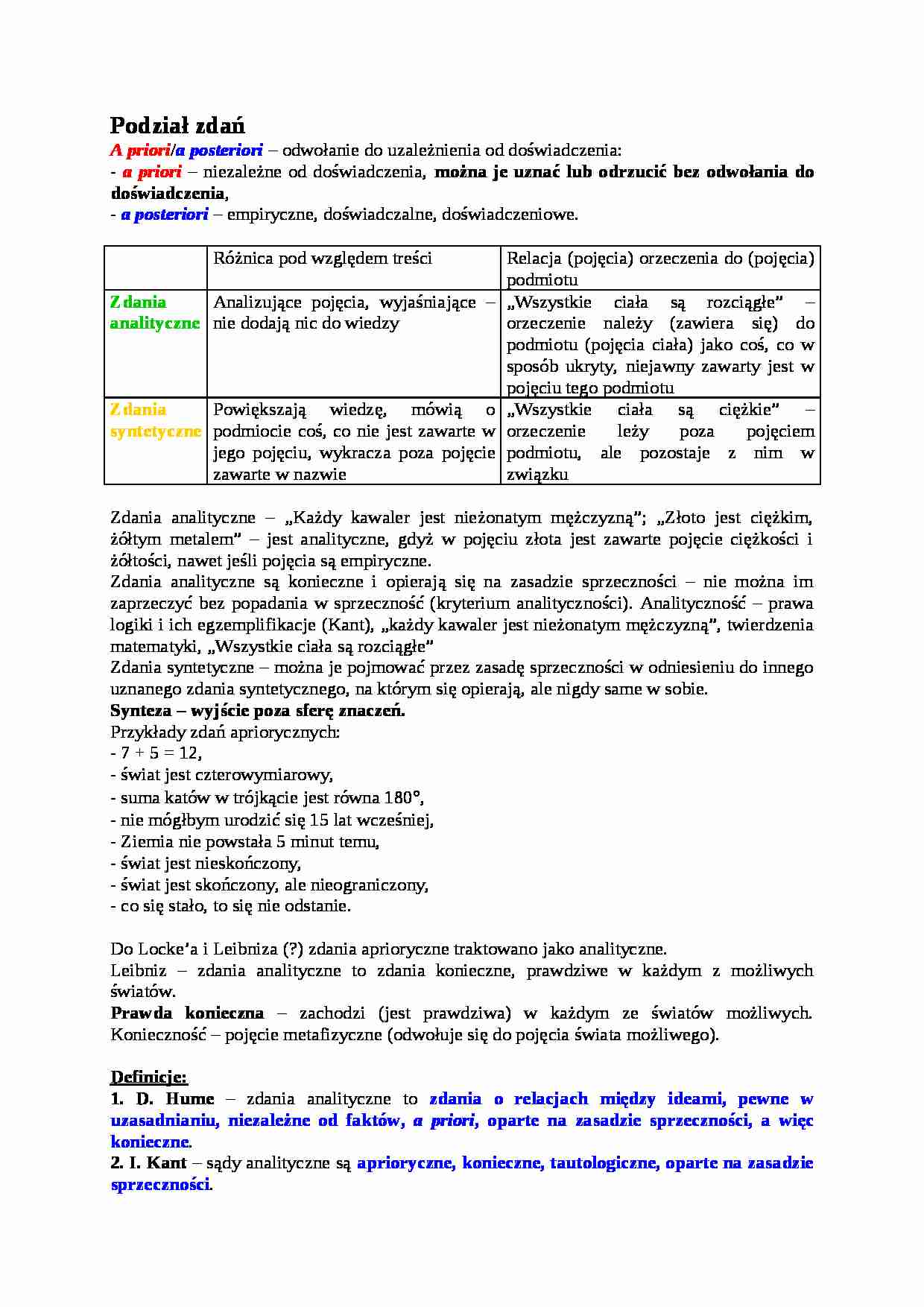 Podział zdań - omówienie - strona 1