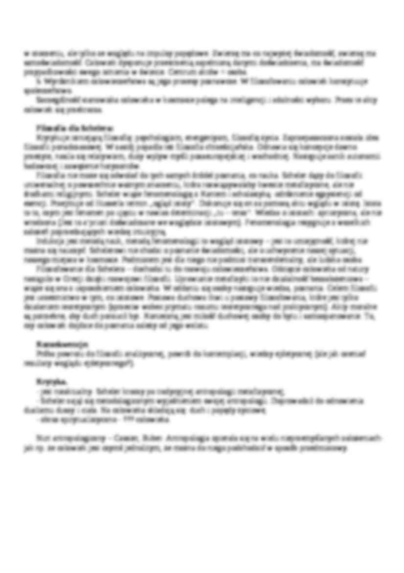 Antropologiczna filozofia Maxa Schelera - omówienie - strona 2