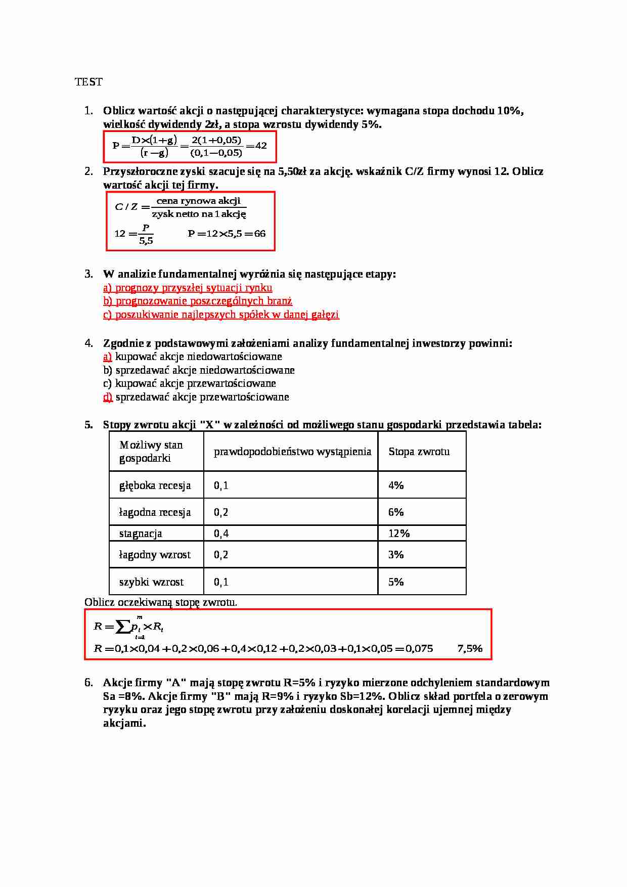 ZPI Żarnowski testy i odpowiedzi - strona 1