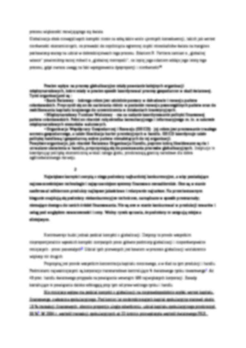 Ekonomia globalna- egzamin Ślęzak Ewa - strona 3
