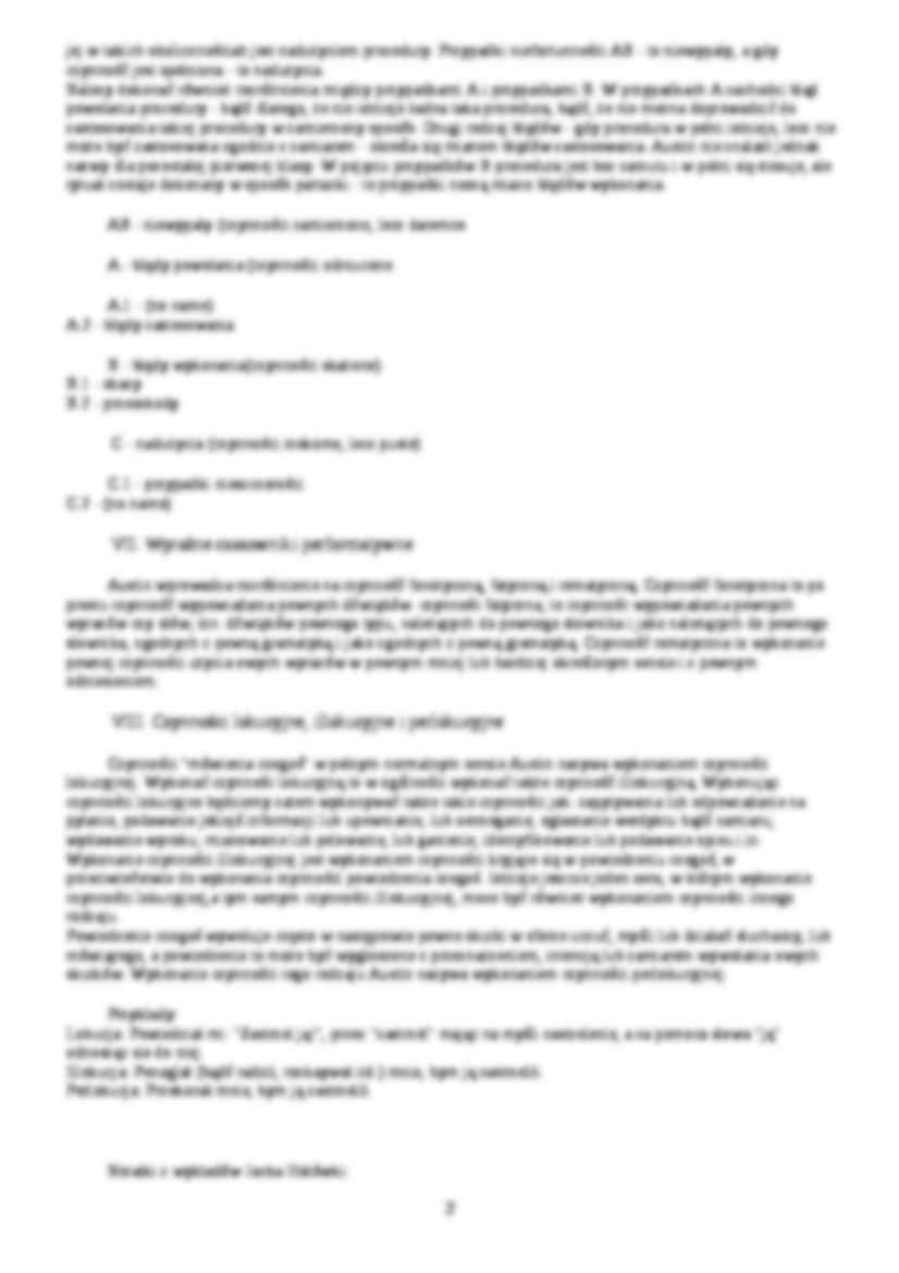 John Langshaw Austin - omówienie - strona 2