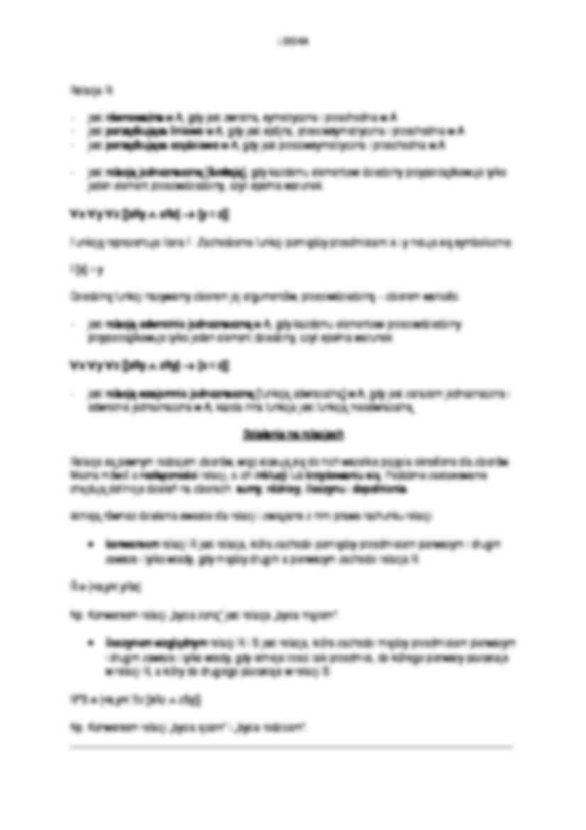 Rachunek relacji - omówienie - strona 2