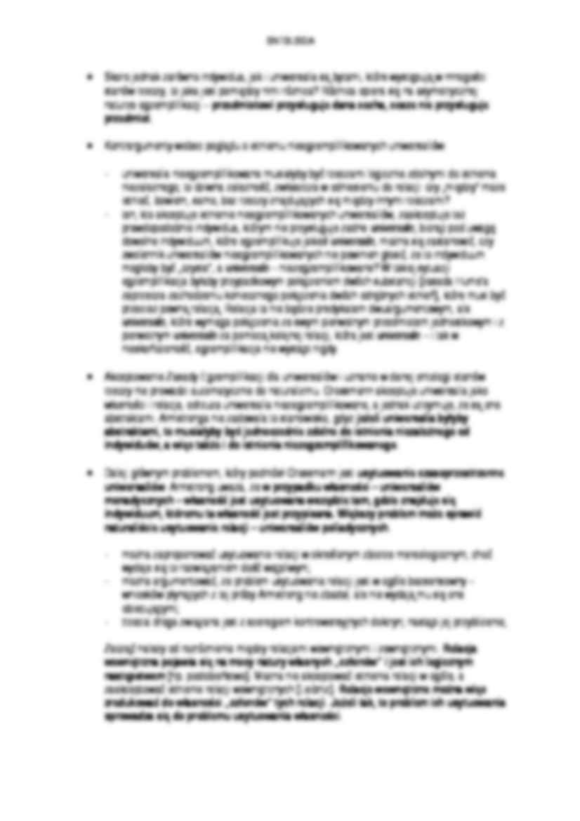 Wiara  naturalisty  w uniwersalia - omówienie - strona 2