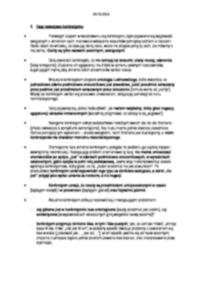 O postawie reistycznej, czyli konkretystycznej - omówienie - strona 3