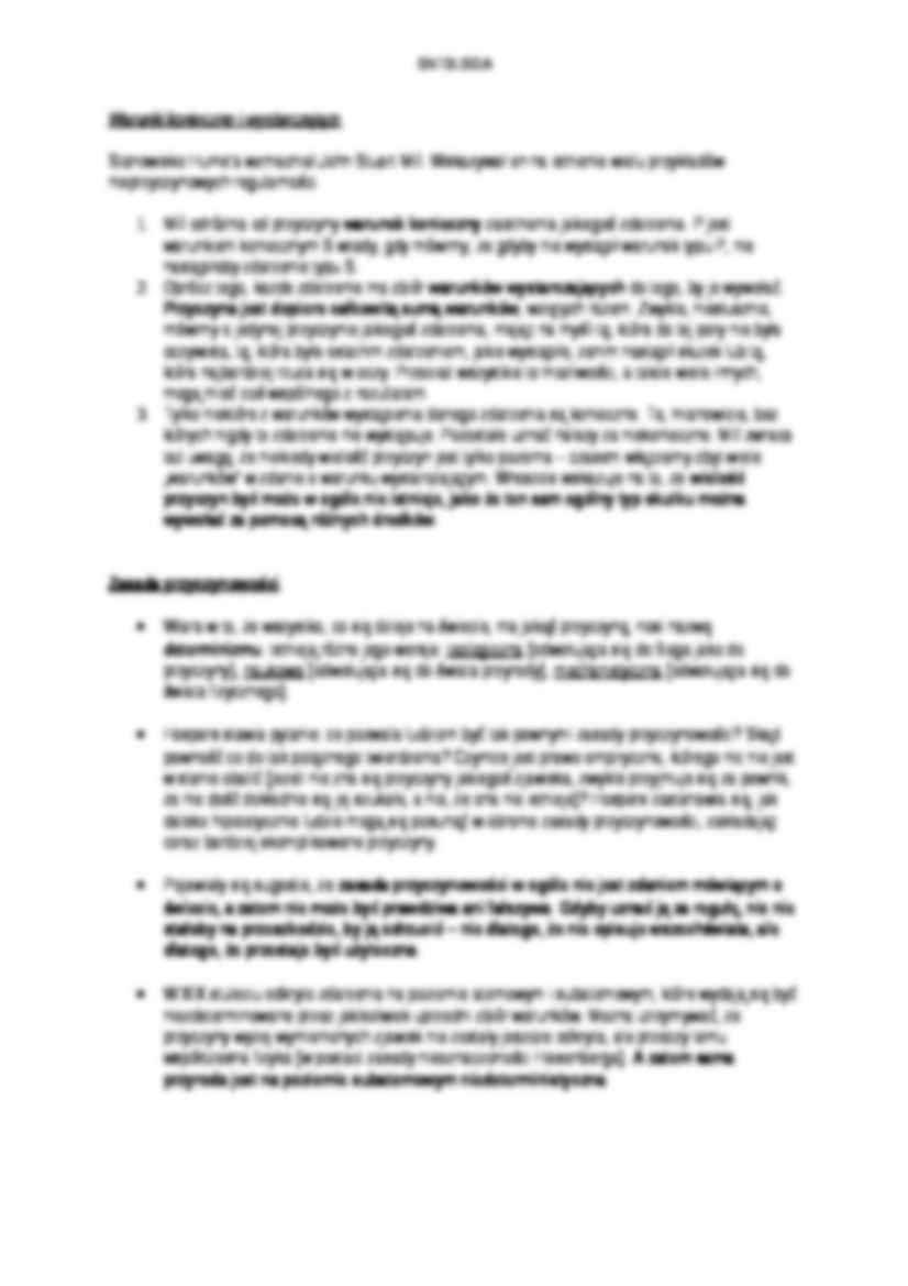 John Hospers - „Przyczynowość” - omówienie - strona 2