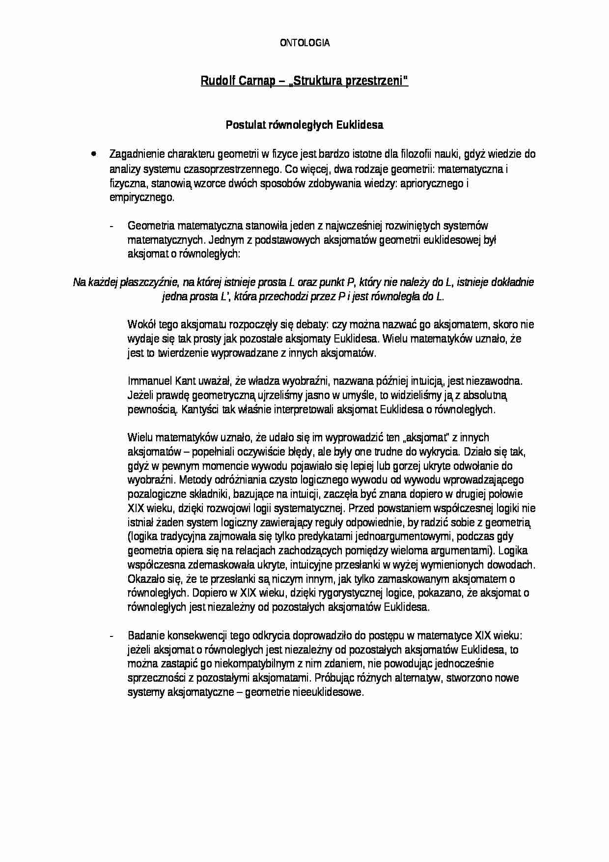 Struktura przestrzeni - omówienie - strona 1