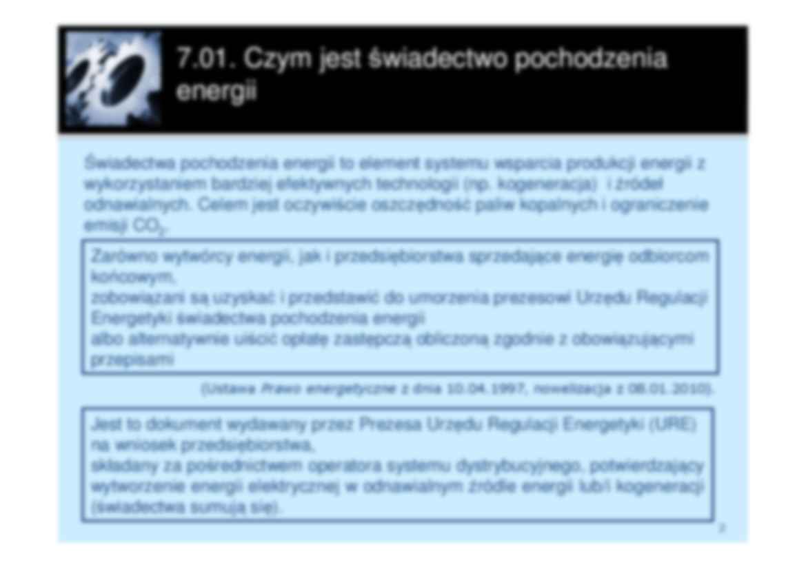 Świadectwa pochodzenia energii- opracowanie - strona 2