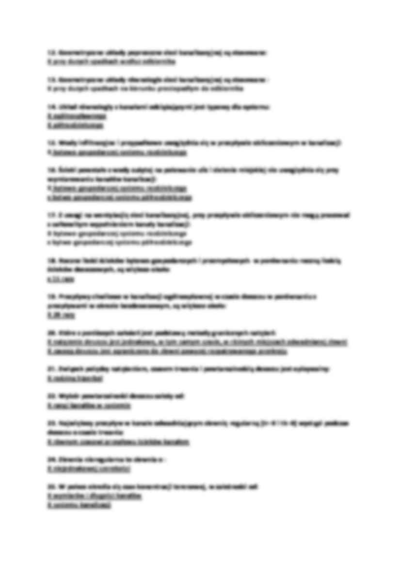 Sieci kanalizacyjne- pytania z odpowiedziami - strona 2