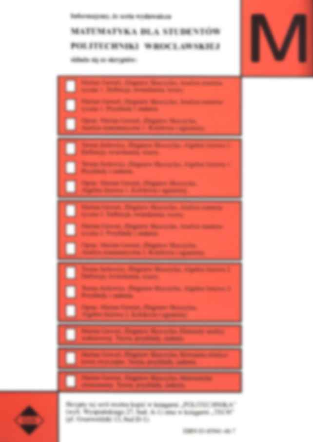 Definicje, twierdzenia, wzory- skrypt - strona 2