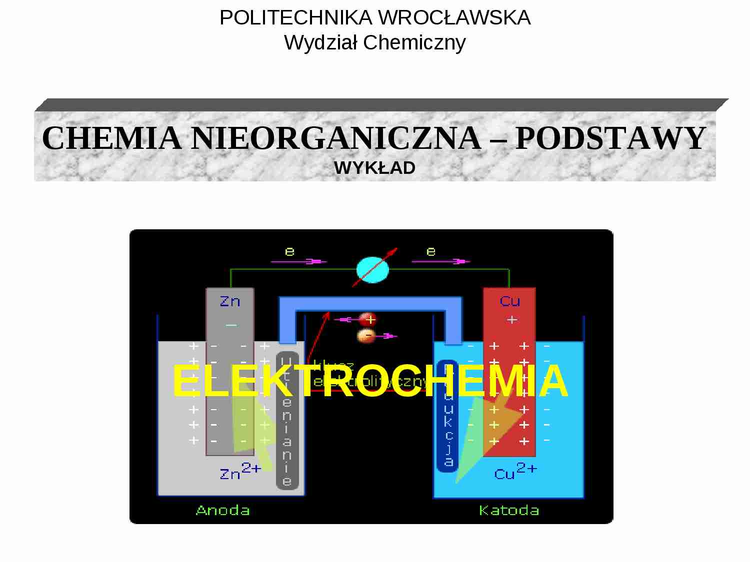Elektrochemia- prezenacja - strona 1