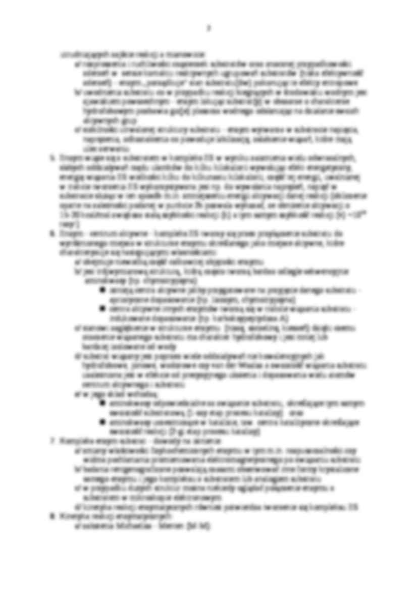 enzymologia - podstawowe zagadnienia - strona 2