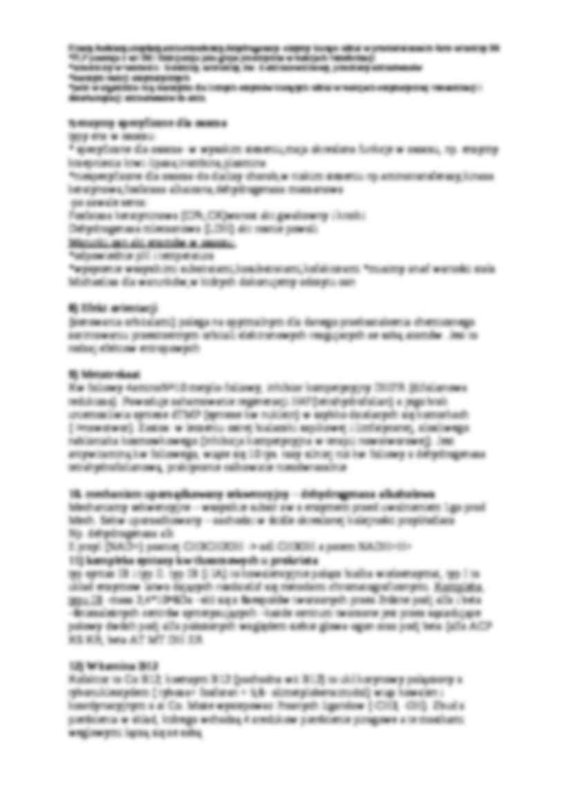 enzymologia - pojęcia na końcowe zaliczenie - strona 2