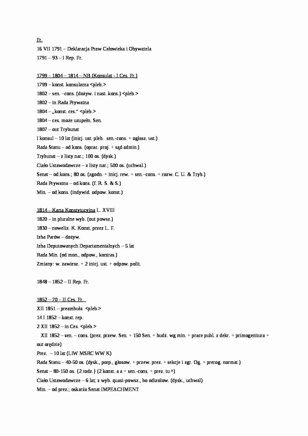 Francja- opracowanie - strona 1