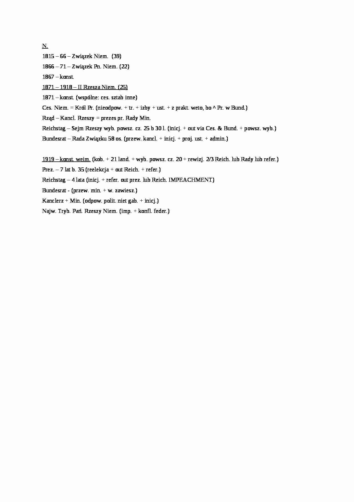 Niemcy- opracowanie - strona 1