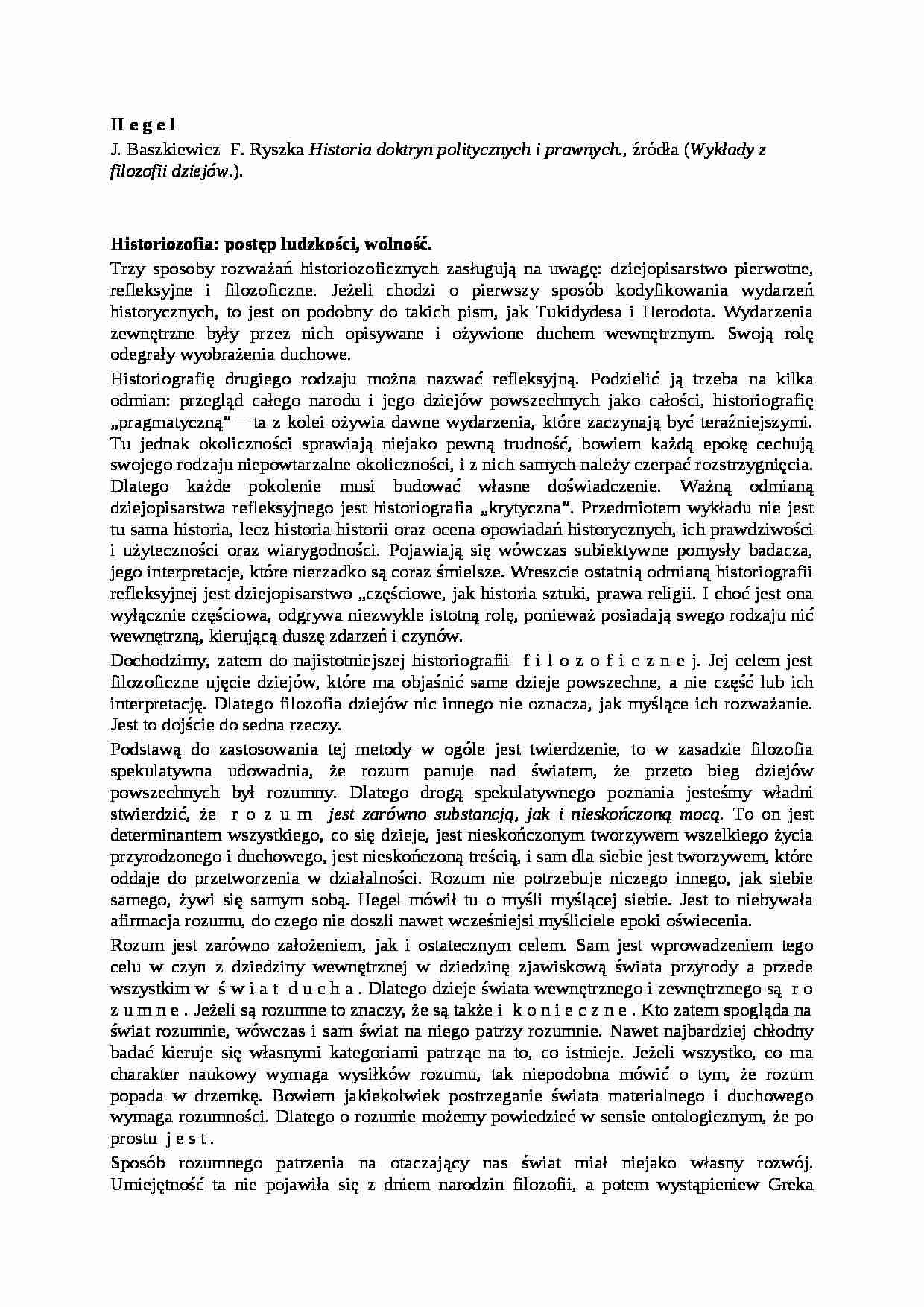 Hegel- ćwiczenia - strona 1