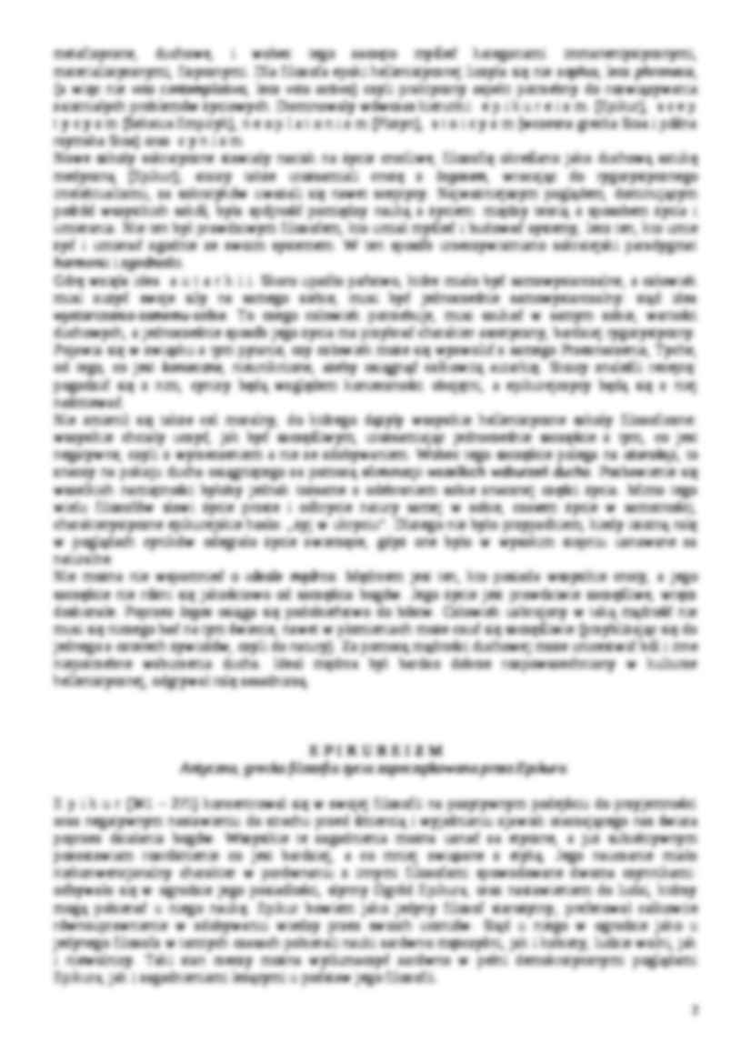 Epikureizm, Stoicyzm- opracowanie - strona 2