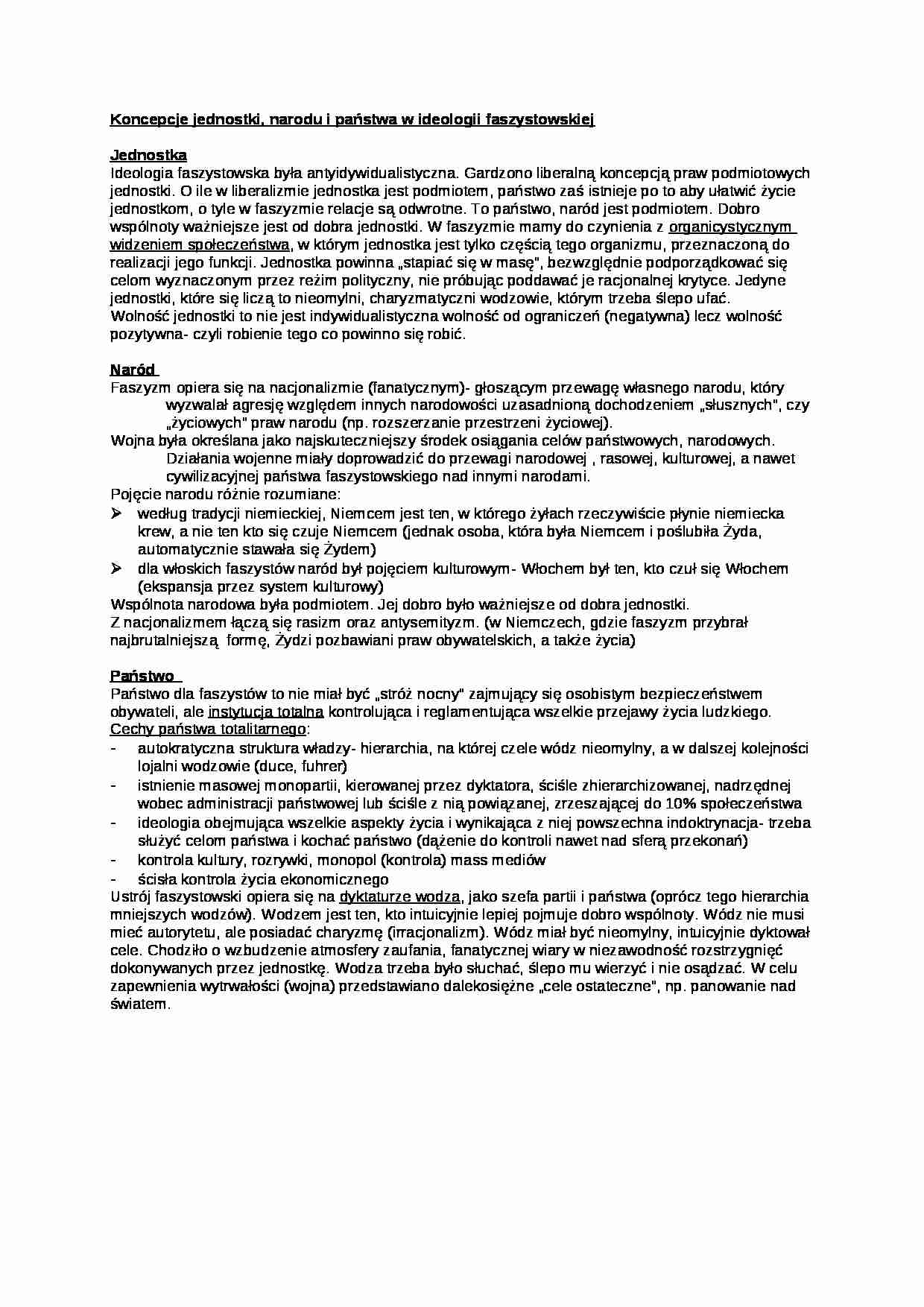 Koncepcje jednostki- opracowanie - strona 1