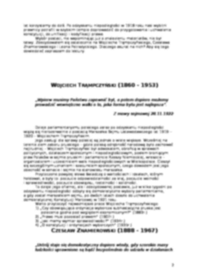 Wybitni Polscy Prawnicy- praca semestralna z prawa - strona 2
