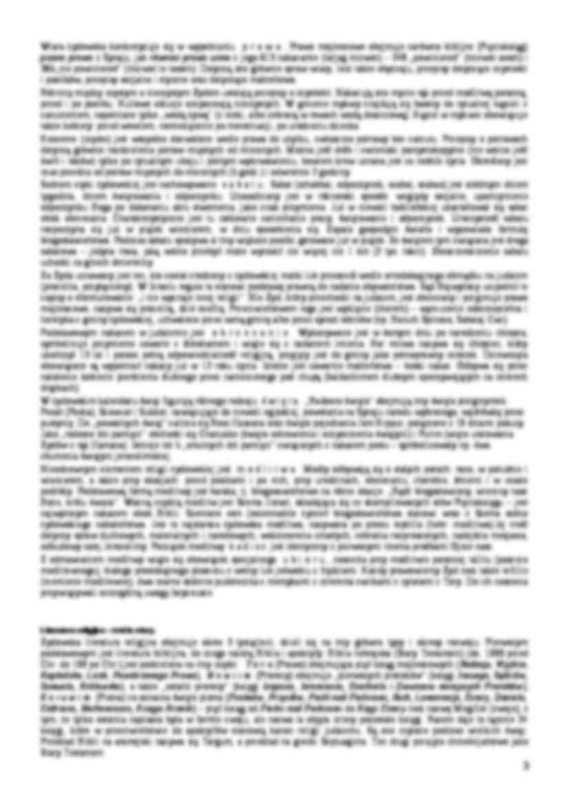 Judaizm- opracowanie - strona 3