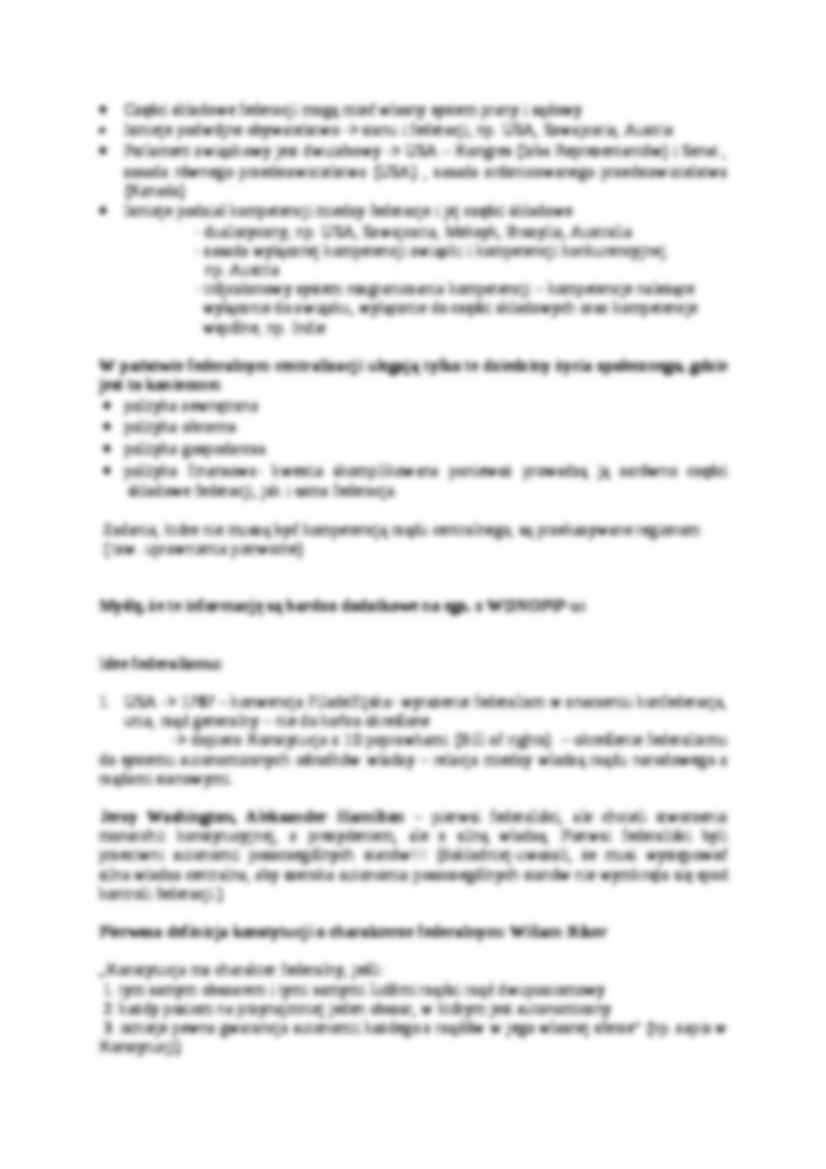 Państwo federacyjne- opracowanie - strona 2