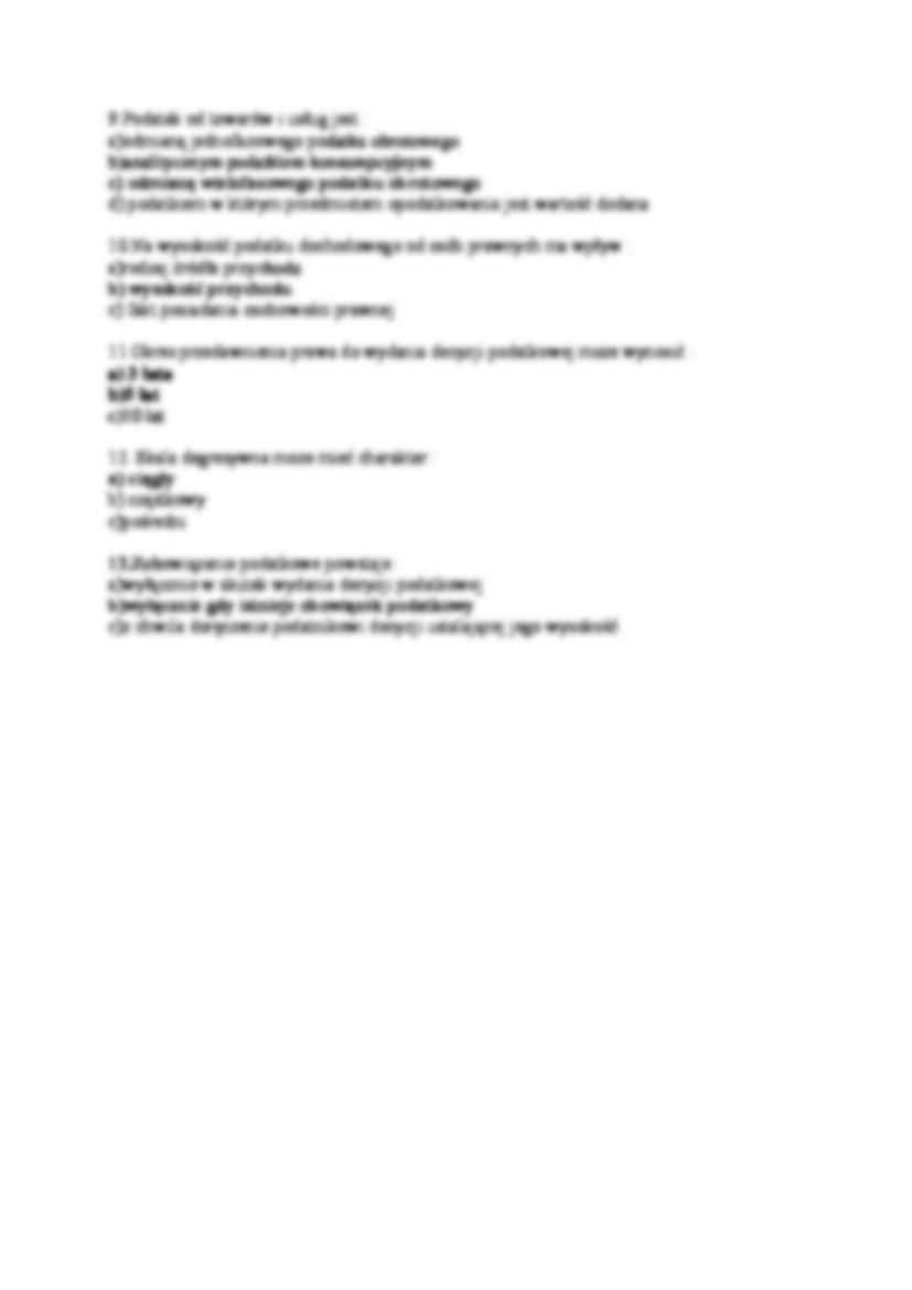 Prawo podatkowe- test IV - strona 2