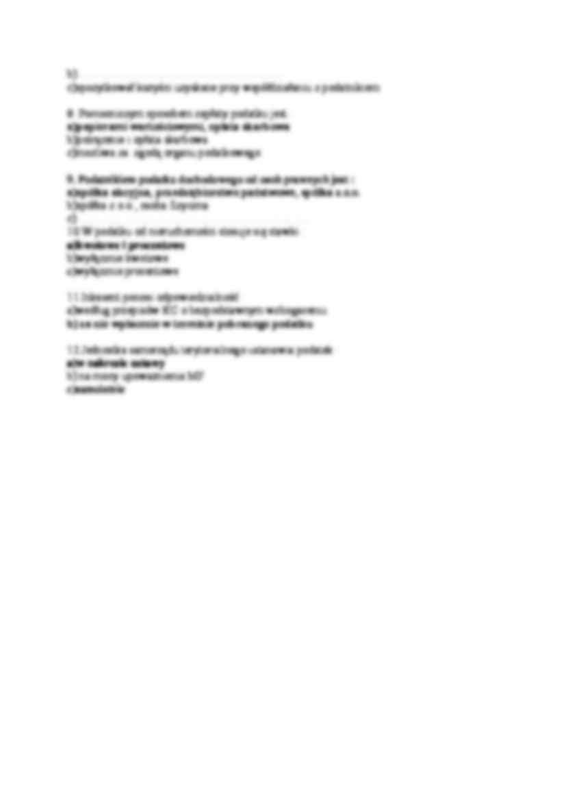 Prawo podatkowe- test IX - strona 2